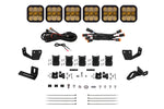 Load image into Gallery viewer, Diode Dynamics Prinsu/Sherpa Roof Racks SS5 6-Pod CrossLink Mounting Kit - Sport Yellow Combo