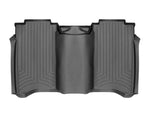 Load image into Gallery viewer, WeatherTech 2017+ Nissan Titan / Titan XD Rear FloorLiner - Black (Crew Cab; Fits Both Vinyl/Carpet)