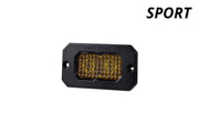 Diode Dynamics Stage Series 2in LED Pod Sport - Yellow Combo Flush ABL (Single)