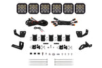 Load image into Gallery viewer, Diode Dynamics Prinsu/Sherpa Roof Rack SS5 6-Pod CrossLink Mounting Kit - Sport White Driving
