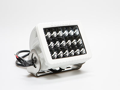 GOLIGHT LED FLOOD FIXED / PERMANENT MOUNT NO REMOTE / FIXED MOUNT / MARINE GRADE WHITE