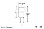 Load image into Gallery viewer, Diode Dynamics 194 LED Bulb HP5 LED - Amber Set of 12
