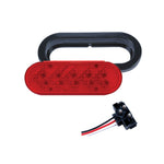 Load image into Gallery viewer, Abrams Red 6&quot; Oval 35 LED Arrow Sequential Trailer Lights
