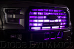 Load image into Gallery viewer, Diode Dynamics RGBW Grille Strip Kit 2pc Multicolor