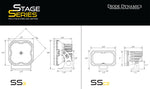 Load image into Gallery viewer, Diode Dynamics Stage Series 2in LED Ditch Light Kit for 2024+ Toyota Tacoma- Sport White Combo