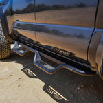 Load image into Gallery viewer, Westin 2024 Toyota Tacoma Outlaw Drop Nerf Step Bars - Textured Black