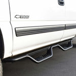 Load image into Gallery viewer, Westin 99-13 Chevrolet Silverado 1500 (Ext. Cab) Outlaw Drop Nerf Step Bars - Textured Black