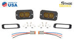 Load image into Gallery viewer, Diode Dynamics Stage Series 2 In LED Pod Pro - Yellow Flood Flush ABL (Pair)