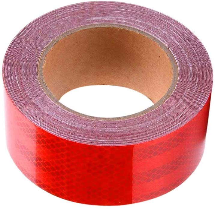 Abrams 2" in x 50 ft Diamond Pattern Trailer Truck Conspicuity DOT Class 2 Reflective Safety Tape -
