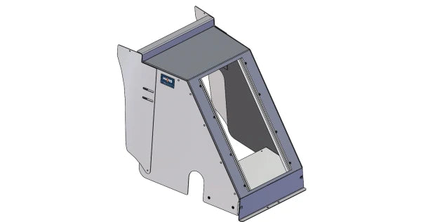 Havis Vehicle-Specific 18" Under Dash Console for  2002-2025 Chevrolet G-Series or GMC Savana Van