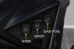 Load image into Gallery viewer, Diode Dynamics 20-Present Polaris RZR Headlight Wiring Harnesses and Brackets Only (Pair)