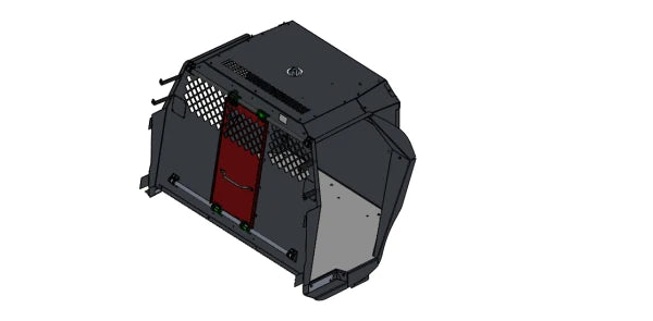 Havis Standard White K9 Transport System for 2020-2025 Ford Interceptor Utility