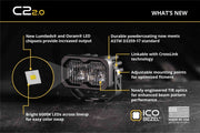 Diode Dynamics C2 2.0 Sport Yellow Driving Standard ABL (single)