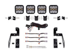 Load image into Gallery viewer, Diode Dynamics Jeep JK SS5 4-Pod CrossLink Grille Lightbar Kit Sport - White Combo