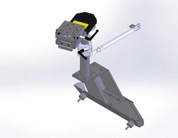 Havis Premium Pedestal Mount Package For 2013-2024 Dodge Ram Chassis Cab Pickup 1500 - 5500