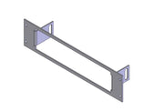 Havis 1-Piece Equipment Mounting Bracket, 2