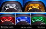 Diode Dynamics Stage Series Single Color LED Rock Light - Blue Hookup (one)