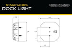 Load image into Gallery viewer, Diode Dynamics Stage Series Rock Light Surface Mount Adapter Kit (one)