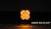 Diode Dynamics Stage Series C1 LED Pod Pro - Yellow Spot Standard ABL Each
