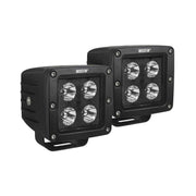 Westin HyperQ LED Auxiliary Lights 3in x 3in cube 20w Flood - Black
