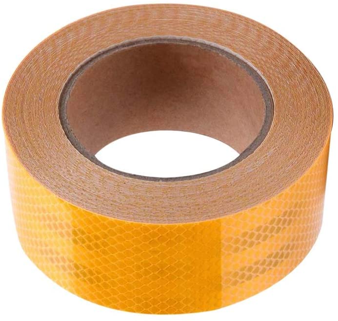 Abrams 2" in x 50' ft Diamond Pattern Trailer, Truck Conspicuity DOT Class 2 Reflective Safety Tape