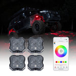 Load image into Gallery viewer, Diode Dynamics Stage Series SXS Rock Light Installer Kit RGBW M8 (4-pack)