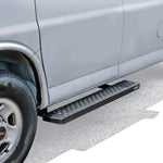 Load image into Gallery viewer, Westin Ford Transit Van 150/250/350 (46in Driver &amp; 97in. Pass) Grate Steps Running Boards - Tex. Blk