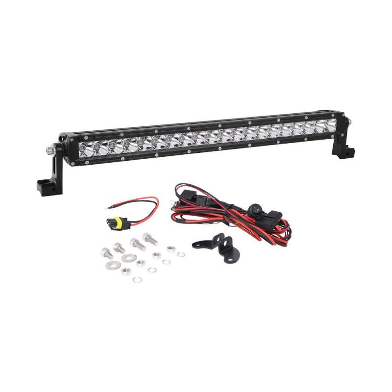 Westin Xtreme LED Light Bar Low Profile Single Row 20 inch Flood w/5W Cree - Black