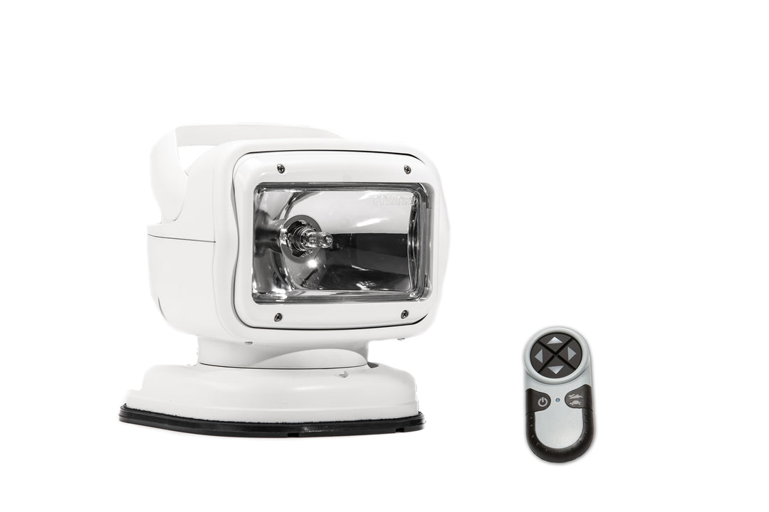 GOLIGHT GT HALOGEN 12 VOLT HALOGEN PORTABLE LIGHT-PERM. SHOE HANDHELD WIRELESS REMOTE WHITE