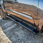 Load image into Gallery viewer, Westin 2005-2018 Toyota Tacoma Double Cab R5 Nerf Step Bars - Black