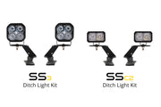 Diode Dynamics 19-21 Ford Ranger Stage Series 2in LED Ditch Light Kit - Sport Yellow Combo