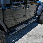 Load image into Gallery viewer, Westin 2020 Jeep Gladiator PRO TRAXX 5 WTW Oval Nerf Step Bars - Black