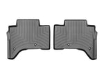 Load image into Gallery viewer, WeatherTech 13+ Land Rover Range Rover Rear FloorLiner-Blk (Standard Wheelbase Model w/2nd Row Cons)