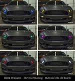 Load image into Gallery viewer, Diode Dynamics 15-17 Ford Mustang RGBW DRL LED Boards