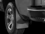 Load image into Gallery viewer, WeatherTech 19+ Dodge Ram w/ Factory Flares Rear No Drill Mudflaps - Black