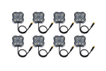 Load image into Gallery viewer, Diode Dynamics Stage Series SXS Rock Light Installer Kit - White Diffused M8 (8-pack)