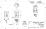 Load image into Gallery viewer, Diode Dynamics 7443 XPR LED Bulb - Cool - White (Pair)
