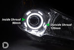 Load image into Gallery viewer, Diode Dynamics Halo Lights LED 90mm/120mm Switchback Four