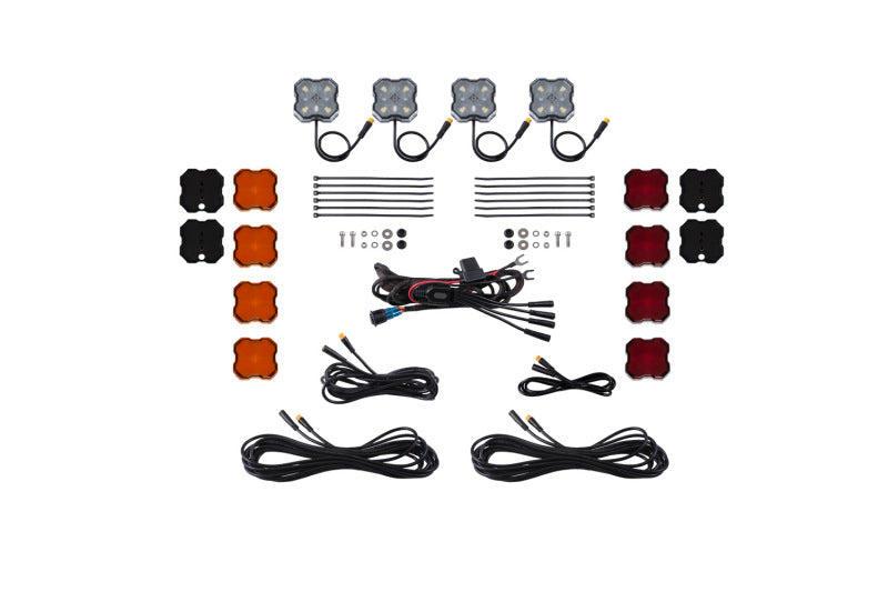 Diode Dynamics Single-Color Rock Light Installer Magnet Mount Kit (4-pack)