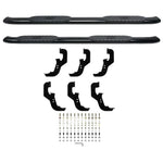 Load image into Gallery viewer, Westin 2019 Chevrolet Silverado/Sierra 1500 Crew Cab Non LD PRO TRAXX 5 Oval Nerf Step Bars - Black