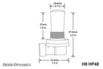 Load image into Gallery viewer, Diode Dynamics H8 HP48 LED - Cool - White (Pair)