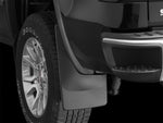 Load image into Gallery viewer, WeatherTech 14+ GMC Sierra/Sierra Denali No Drill Mudflaps - Black