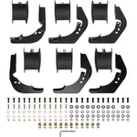 Load image into Gallery viewer, Westin 2014-2018 Chevy Silverado 1500 Crew Cab PRO TRAXX 5 Oval Nerf Step Bars - Black