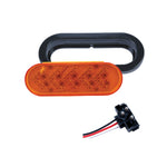 Load image into Gallery viewer, Abrams Amber 6&quot; Oval 35 LED Arrow Sequential Trailer Lights
