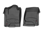 Load image into Gallery viewer, WeatherTech 2014+ Chevrolet Silverado 1500 Vinyl Front FloorLiner - Black (Double/Crew Cab)