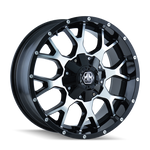 Load image into Gallery viewer, Mayhem 8015 Warrior 20x10 / 5x127 BP / -25mm Offset / 87mm Hub Black/Machined Face Wheel
