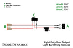 Load image into Gallery viewer, Diode Dynamics Light Duty Dual Output Light Bar Wiring Harness