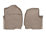 Load image into Gallery viewer, WeatherTech 2017+ Ford F-250/F-350/F-450/F-550 SuperCab/SuperCrew Front Floorliner HP - Tan