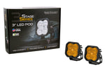 Load image into Gallery viewer, Diode Dynamics SS3 Max ABL - Yellow SAE Fog Standard (Pair)