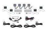Load image into Gallery viewer, Diode Dynamics Stage Series SXS Rock Light Installer Kit - RGBW M8 w/Controller (4-pack)